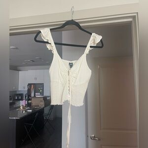 Target cream dainty top